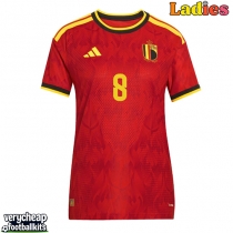 Belgium Youri Tielemans #8 Replica Home Shirt Ladies World Cup 2026 Short Sleeve